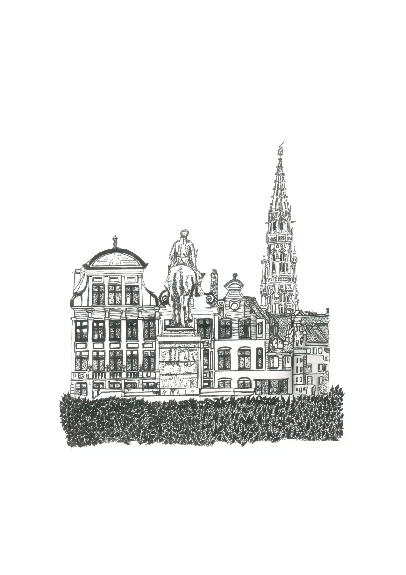 Bruxelles le mont des arts 