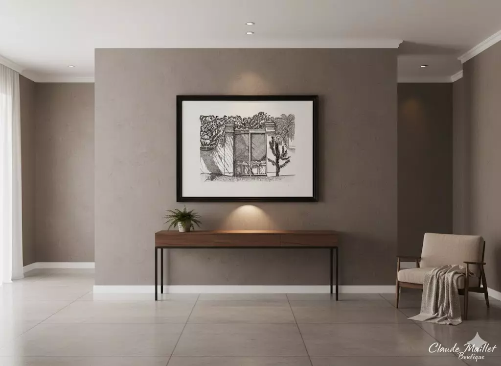 porte secrète tableau