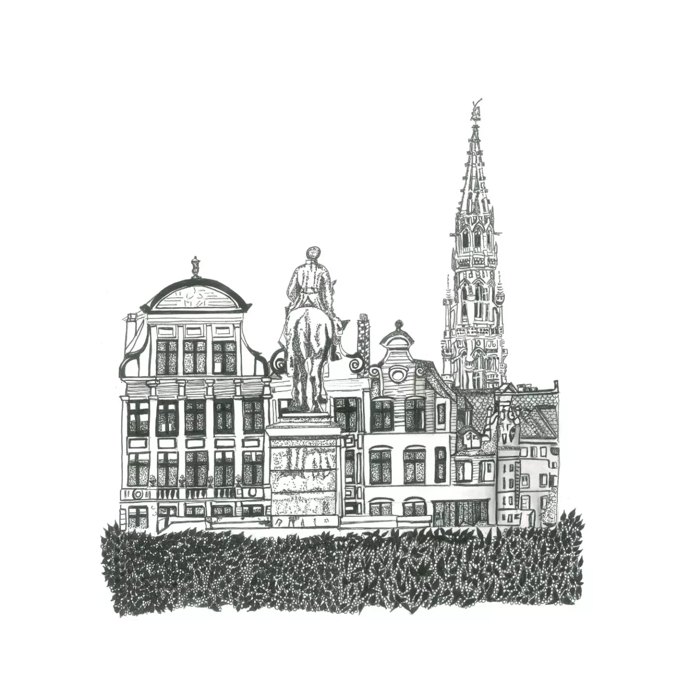 Bruxelles le mont des arts 